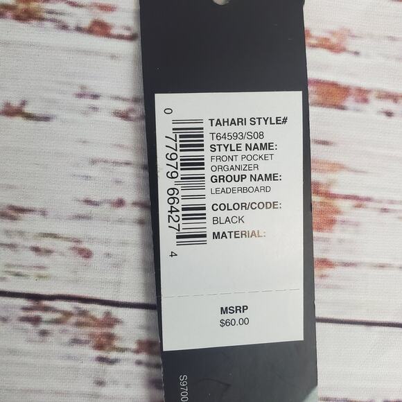 Tahari Black Front Pocket Organizer Wristlet Wallet All in one New with tag - Picture 4 of 14